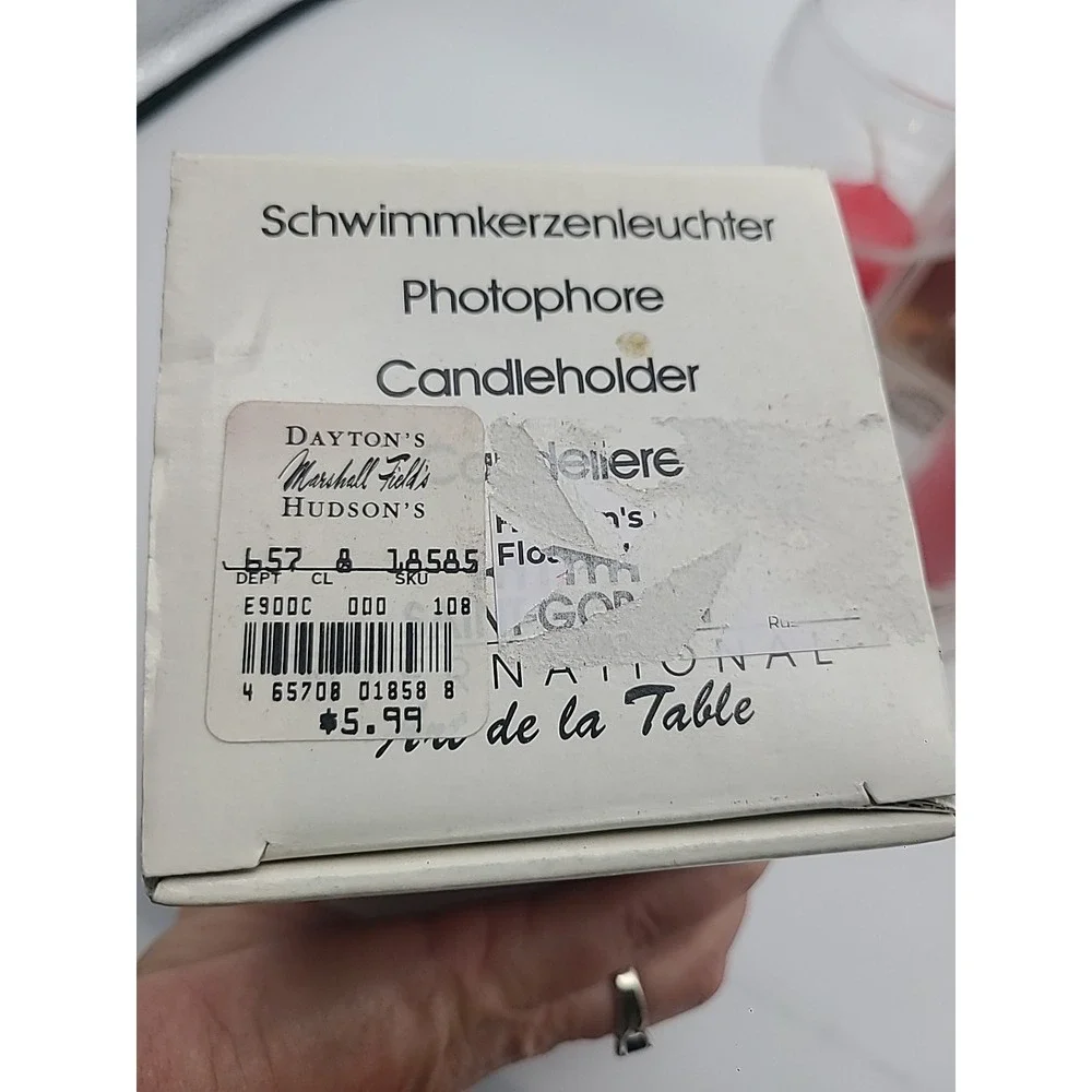 Saint Gobain pair candle